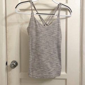 Lululemon Tank Top White/Gray
